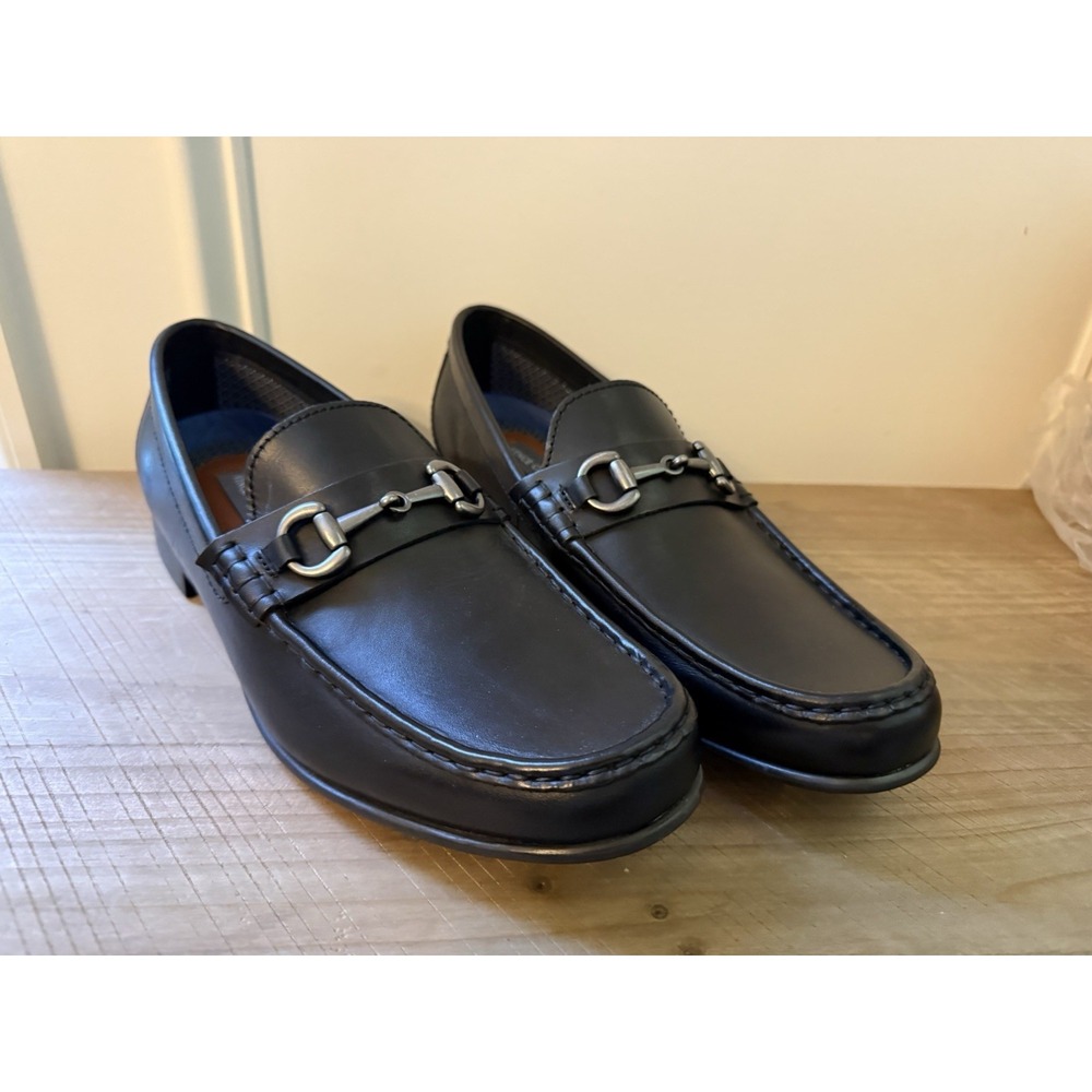 Vince Camuto Men's Caelan Bit Dress Loafer Black 11 M Brand New